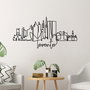 Wallity Toronto Escultura de pared de metal Negro